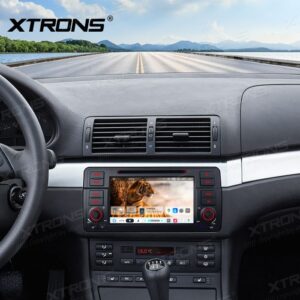 Alternative view of Xtrons IP7646B Android Autoradio 4/64 GB Car CD DVD Multimedia-Player, AKM DSP, 4G, Wireless CarPlay Android Auto für BMW E46 Rover 75 MG ZT