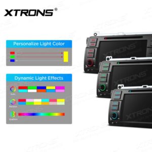 Xtrons IP7646B Android Autoradio 4/64 GB Car CD DVD Multimedia-Player, AKM DSP, 4G, Wireless CarPlay Android Auto für BMW E46 Rover 75 MG ZT – Bild 5
