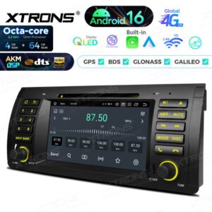 Xtrons IP7653B Android Autoradio 4/64 GB mit CD/DVD-Player, AKM DSP, 4G, Wireless CarPlay für BMW 5er E39 M5 und X5 E53 (1995–2006) – Bild 12