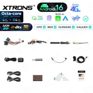 Xtrons IP7653B Android Autoradio 4/64 GB mit CD/DVD-Player, AKM DSP, 4G, Wireless CarPlay für BMW 5er E39 M5 und X5 E53 (1995–2006) – Bild 15