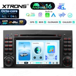 Xtrons IP76M245G Android Autoradio 4/64 GB mit CD/DVD-Player, für Mercedes-Benz A-Klasse/B-Klasse/Viano & Vito/Sprinter/VW Crafter AKM7388 DTS – Bild 5