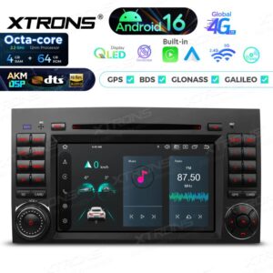 Xtrons IP76M245G Android Autoradio 4/64 GB mit CD/DVD-Player, für Mercedes-Benz A-Klasse/B-Klasse/Viano & Vito/Sprinter/VW Crafter AKM7388 DTS – Bild 6