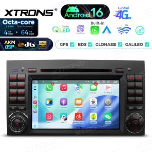 Xtrons IP76M245G Android Autoradio 4/64 GB mit CD/DVD-Player, für Mercedes-Benz A-Klasse/B-Klasse/Viano & Vito/Sprinter/VW Crafter AKM7388 DTS – Bild 8