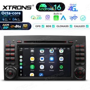 Xtrons IP76M245G Android Autoradio 4/64 GB mit CD/DVD-Player, für Mercedes-Benz A-Klasse/B-Klasse/Viano & Vito/Sprinter/VW Crafter AKM7388 DTS – Bild 9