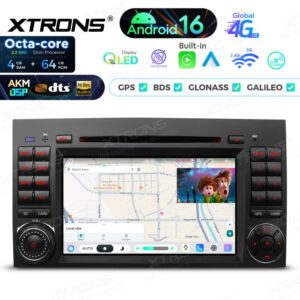 Xtrons IP76M245G Android Autoradio 4/64 GB mit CD/DVD-Player, für Mercedes-Benz A-Klasse/B-Klasse/Viano & Vito/Sprinter/VW Crafter AKM7388 DTS – Bild 10