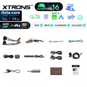 Xtrons IP76M245G Android Autoradio 4/64 GB mit CD/DVD-Player, für Mercedes-Benz A-Klasse/B-Klasse/Viano & Vito/Sprinter/VW Crafter AKM7388 DTS – Bild 15
