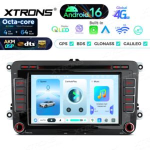 Xtrons IP76MTVG Android Autoradio mit CD- und DVD-Player für VW Golf, Passat, Skoda und SEAT, AKM DSP, 4G, kabelloses CarPlay und Android Auto – Bild 5