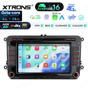 Xtrons IP76MTVG Android Autoradio mit CD- und DVD-Player für VW Golf, Passat, Skoda und SEAT, AKM DSP, 4G, kabelloses CarPlay und Android Auto – Bild 8