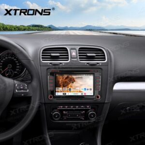 Alternative view of Xtrons IP76MTVG Android Autoradio mit CD- und DVD-Player für VW Golf, Passat, Skoda und SEAT, AKM DSP, 4G, kabelloses CarPlay und Android Auto