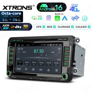 Xtrons IP76MTVG Android Autoradio mit CD- und DVD-Player für VW Golf, Passat, Skoda und SEAT, AKM DSP, 4G, kabelloses CarPlay und Android Auto – Bild 12