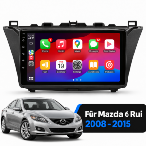 Android Autoradio für Mazda 6 Rui GH 2008-2015 2 DIN Multimedia, GPS-Navigation, SWC, Bluetooth, FM, RDS, DSP