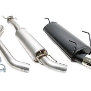 TA Technix Sportauspuffanlage 1x90x120mm passend für Saab 9-5 Turbo Typ YS3E