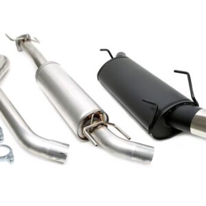 TA Technix Sportauspuffanlage 1x90x120mm passend für Saab 9-5 Turbo Typ YS3E