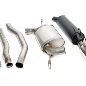 TA Technix Sportauspuffanlage 1x100mm passend für Volvo 850+S70+V70 Turbo Limo.+Kombi