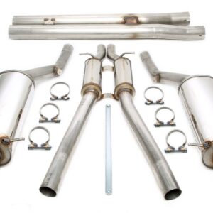 TA Technix Duplex Edelstahlanlage 1x100mm Links+Rechts passend für Audi A6 Quattro Limo.+Avant 2.5TDI/2.7T Typ 4B-C5