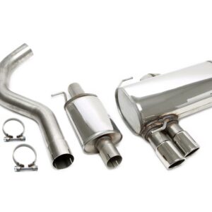 TA Technix Edelstahlanlage 2x80mm passend für BMW 3er Serie 318i/320i/320si Limousine E90