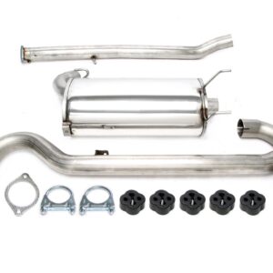 TA Technix Duplex Edelstahlanlage 1x90mm Links+Rechts passend für Mazda MX-5 I Typ NA