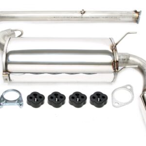 TA Technix Edelstahlanlage 1x100mm passend für Mazda MX-5 I Typ NA
