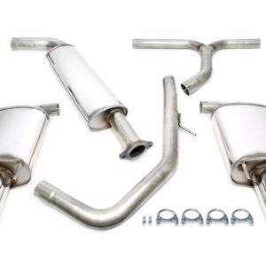 TA Technix Duplex Edelstahlanlage 1x90x120mm passend für Opel Insignia A 4/5-Türer 2WD