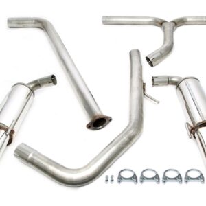 TA Technix Duplex Edelstahlanlage 1x90x120mm Links+Rechts passend für Opel Insignia A Sports Tourer 2.0l CDTI/2-WD Typ 0G-A
