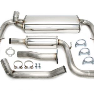 TA Technix Duplex Edelstahlanlage 1x100mm Links+Rechts passend für Volvo C70 II Cabriolet T5 Typ M