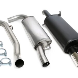 TA Technix Sportauspuffanlage 2x80mm passend für Volvo S40 I /V40 I 2.0T/T4 Typ V
