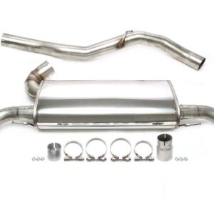 TA Technix Duplex Edelstahlanlage 1x90mm Links+Rechts passend für Volvo XC60 T6 AWD Typ D