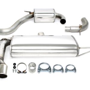TA Technix Edelstahlanlage 2x80mm passend für VW Scirocco III