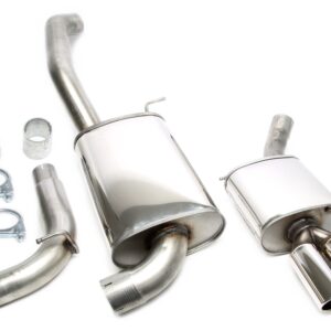 TA Technix Edelstahlanlage 2x80mm passend für VW Passat 3C Limo./Kombi/CC