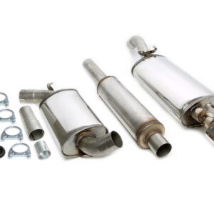 TA Technix Edelstahlanlage 1x90x120mm passend für VW Corrado