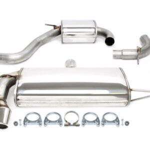 TA Technix Edelstahlanlage 2x80mm passend für VW Golf V/VI / Audi A3 8P