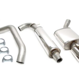 TA Technix Edelstahlanlage 2x80mm passend für VW Jetta III / Skoda Octavia 1Z Limo./Kombi