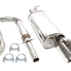 TA Technix Edelstahlanlage 2x80mm passend für VW Golf IV 1.8T+1.9TDI/SDI Typ 1J