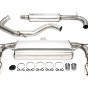 TA Technix Duplex Edelstahlanlage 2x80mm Links+Rechts passend für VW Golf VII 1.2+1.4TSI Typ AU