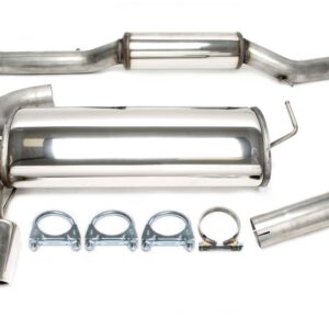 TA Technix Edelstahlanlage 85x150mm passend für Seat Leon 1.8-20V T4 Typ 1M