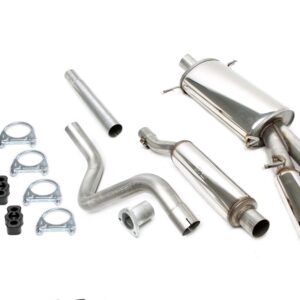 TA Technix Edelstahlanlage 2x70x90mm passend für VW Golf I Cabriolet Typ 155