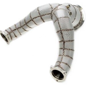 TA Technix Downpipe mit Hitzeschild ohne Katalysator passend für Audi A4-S4