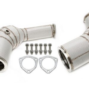 TA Technix Downpipe mit Hitzeschild und Katalysator passend für Audi A6-RS6 C8