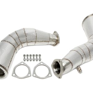 TA Technix Downpipe ohne Katalysator mit Hitzeschild+OPF passend für Audi A6-RS6 (C8)
