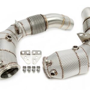 TA Technix Downpipe mit Hitzeschild und Katalysator passend für BMW 5er Serie M5 Typ F10
