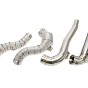 TA Technix Downpipe mit Hitzeschild und Katalysator passend für Mercedes-Benz AMG GT GTS/GTC/GTR C190/R190 - Motorcode M178