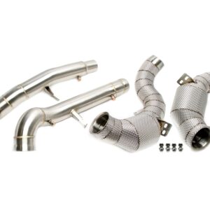 TA Technix Downpipe mit Hitzeschild und Katalysator+ OPF passend für Mercedes-Benz AMG GT GTS/GTC/GTR C190/R190 - Motorcode M178