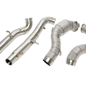 Alternative view of TA Technix Downpipe mit Hitzeschild und Katalysator+ OPF passend für Mercedes-Benz AMG GT GTS/GTC/GTR C190/R190 - Motorcode M178