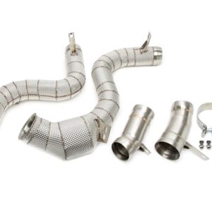 TA Technix Downpipe mit Hitzeschild und Katalysator passend für Mercedes Benz S-Klasse AMG S63 W222 - Motorcode M177