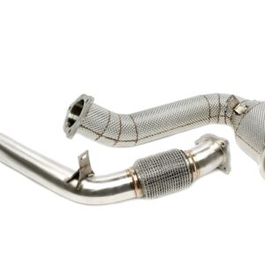 Alternative view of TA Technix Downpipe mit Hitzeschild und Katalysator / Vorkatersatzrohr+Downpipe / Hauptkatersatzrohr passend für Porsche Panamera /4 3.0T Typ 971