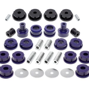 TA Technix PU-Buchsen Kit 38-teilig / Vorderachse+Hinterachse / Vorderachse mit Ø 23mm Stabi / M3 Exzenter / Hinterachse mit Ø 19mm Stabi / passend für BMW 3er Serie E36 M3