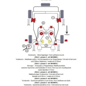 Vorderachse passend für VW Corrado / Golf II / Jetta II / Seat Toledo I