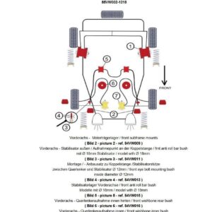 Vorderachse passend für VW Corrado / Golf II / Jetta II / Seat Toledo I