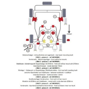 VA+ Hinterachse passend für VW Corrado / Golf II / Jetta II / Seat Toledo I