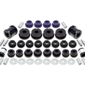 TA Technix PU-Buchsen Kit 54-teilig / Vorderachse+Hinterachse / passend für Audi A3 / Q3 / TT / Seat Leon / Altea / Toledo / Alhambra / Skoda Octavia / Superb / Yeti / VW Scirocco / Eos / Jetta / Golf / Touran / Tiguan / Passat / Sharan